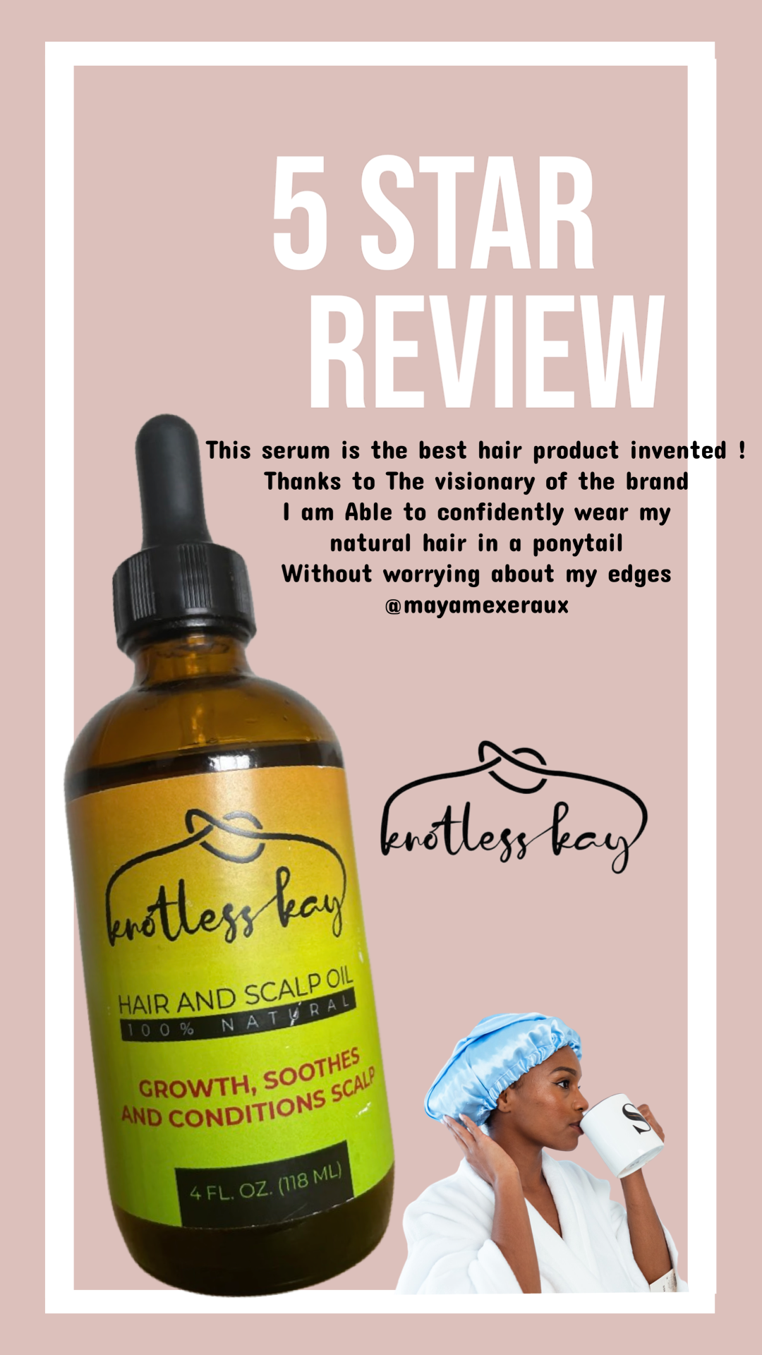 Knotless Kay Length Without Limits growth Oil